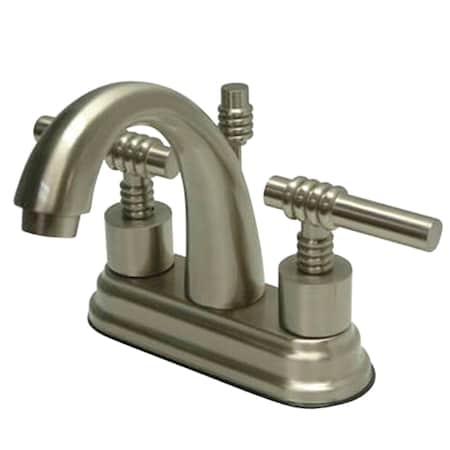 Kingston Brass KS8618ML 4" Centerset Bathroom Faucet, Brushed Nickel KS8618ML